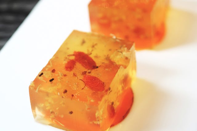 Chinese New Year osmanthus jelly dessert